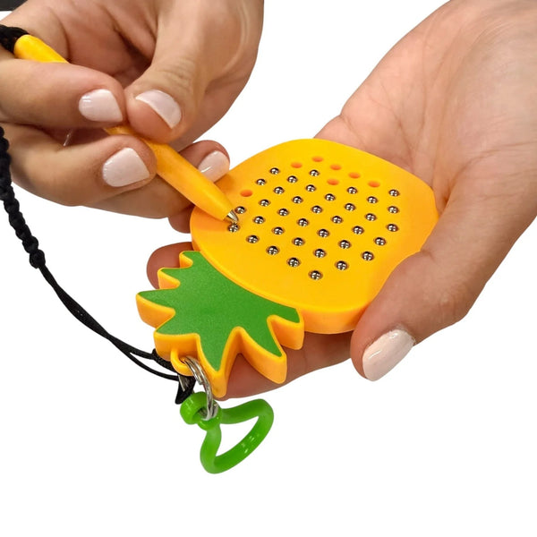 Magnetic Pad Keyring - Pineapple
