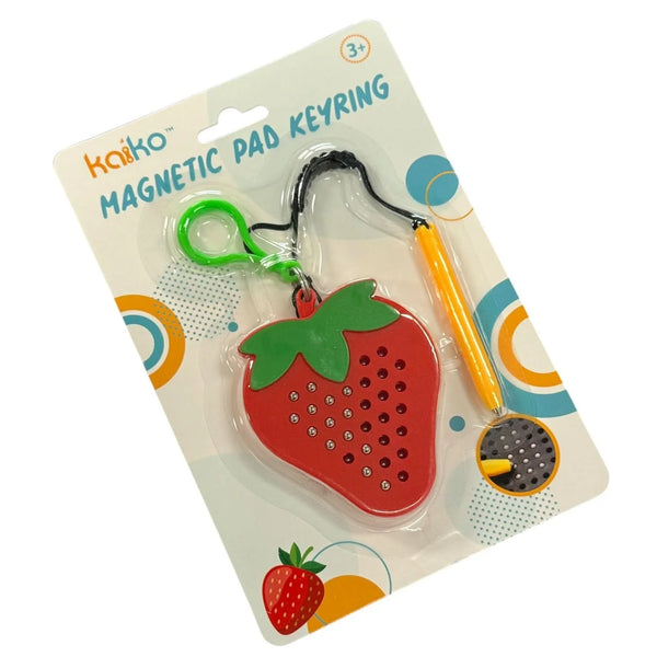Magnetic Pad Keyring - Strawberry
