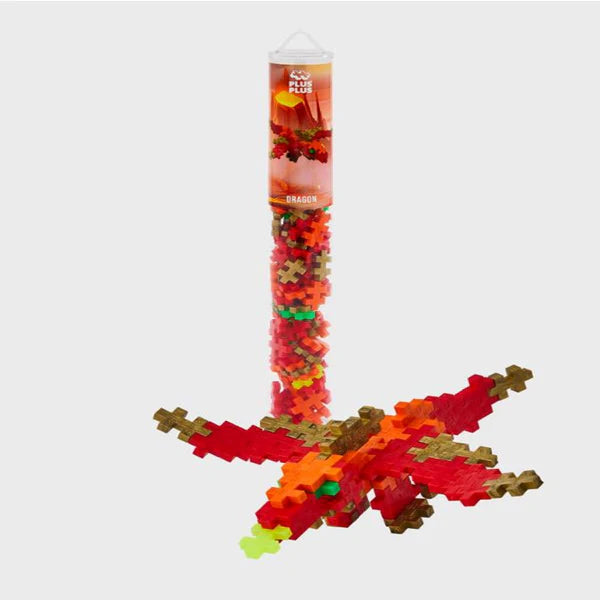 Plus Plus Display Tube Mini Dragon (100 pcs)