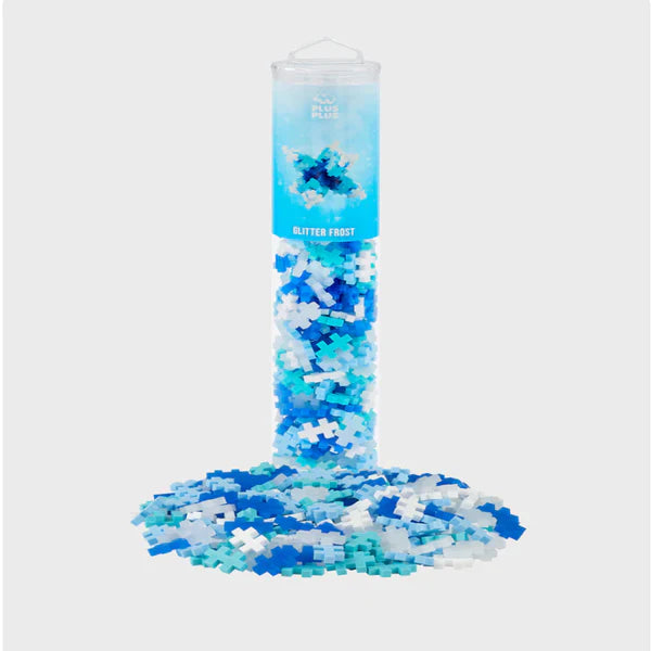 Plus Plus Display Tube Mini Glitter Frost Mix (240 pcs)