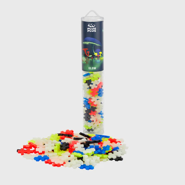Plus Plus Display Tube Mini Glow Mix (100 pcs)