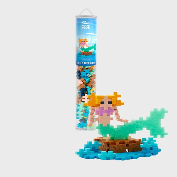 Plus Plus Display Tube Mini Little Mermaid (100 pcs)