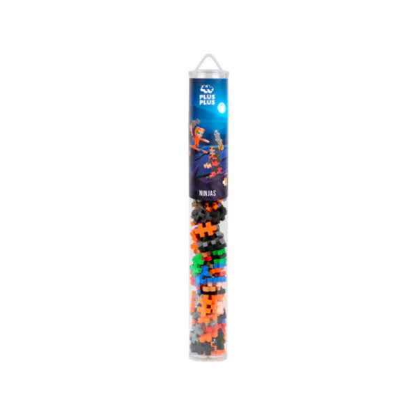Plus Plus Display Tube Mini Ninjas (100 pcs)