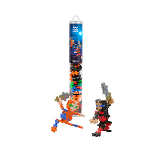 Plus Plus Display Tube Mini Ninjas (100 pcs)