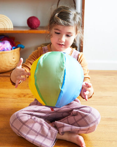 Rainbow Balloon Ball by Sarah's Silks