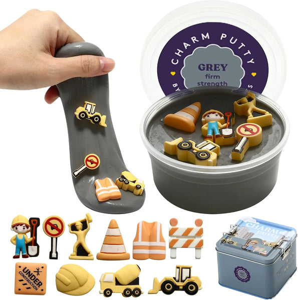 Charm Putty - Construction Works - Grey (Firm)