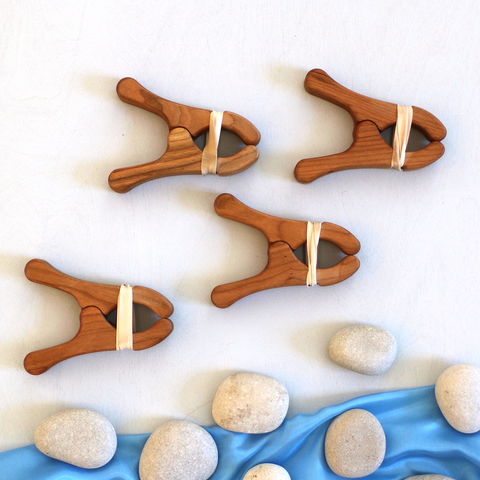 Wooden Play Clips by Sarah's Silks