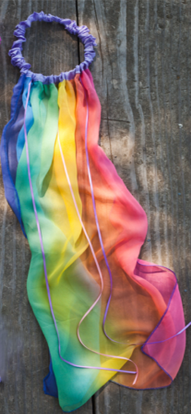 Rainbow Veil by Sarah's Silks