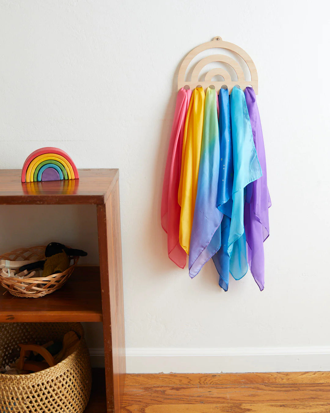 Playsilk Display (Rainbow) by Sarah's Silks