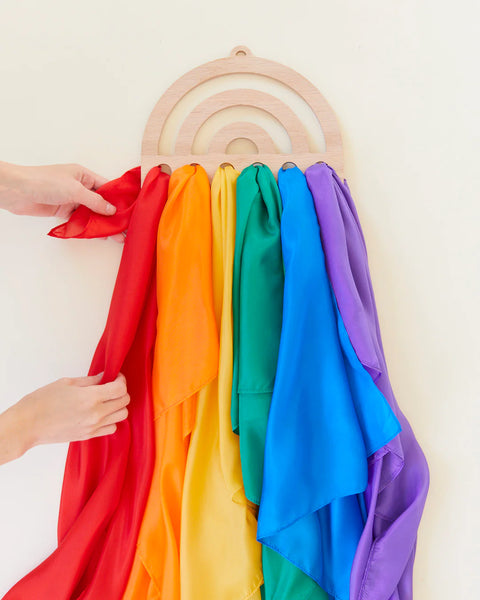 Playsilk Display (Rainbow) by Sarah's Silks