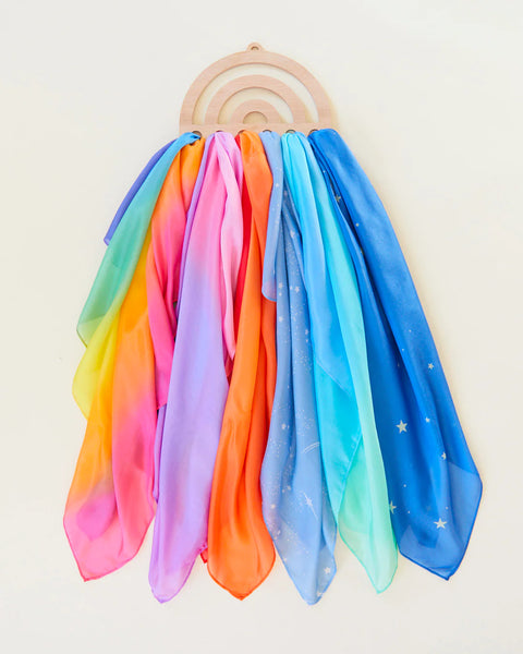 Playsilk Display (Rainbow) by Sarah's Silks