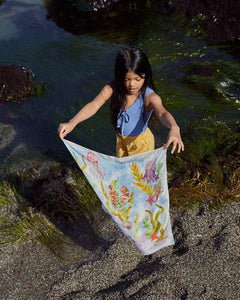 Mini Illustrated Playsilks by Sarah's Silks (Kelp Forest)